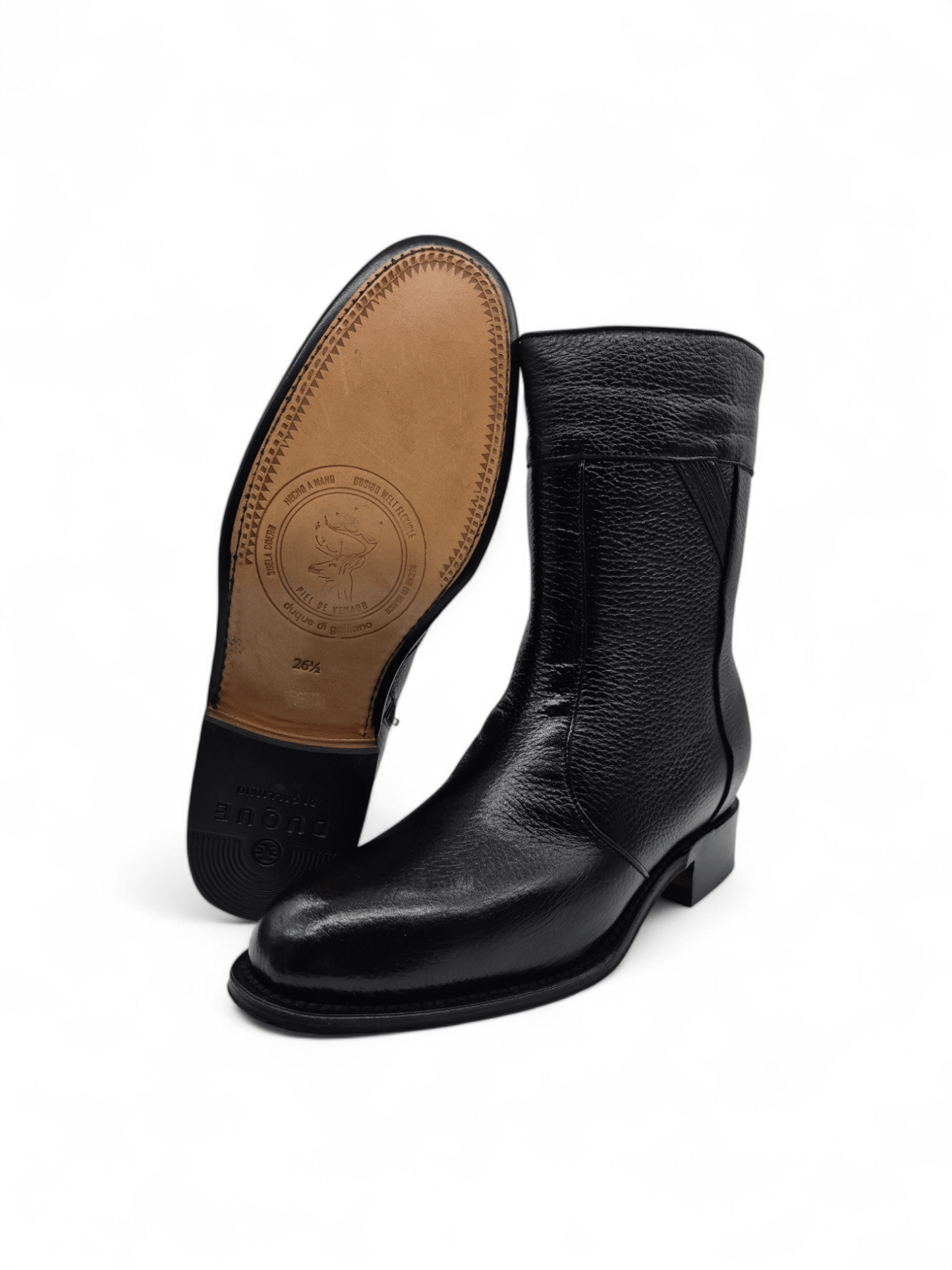 BOTA DE VENADO DUQUE EST. PAMPERA NEGRO - PACHECO BOOT CO