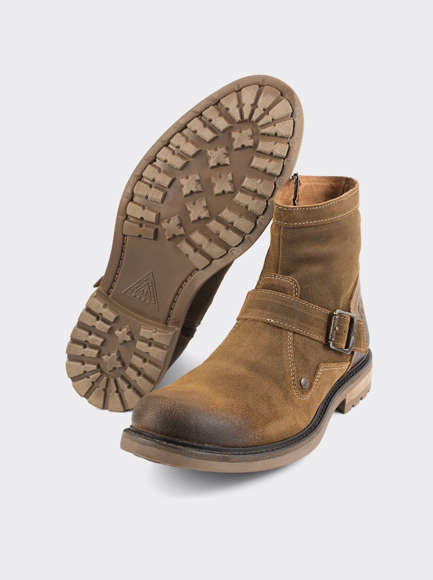 SIETELEGUAS 7004 GAMUZA GINGER - PACHECO BOOT CO