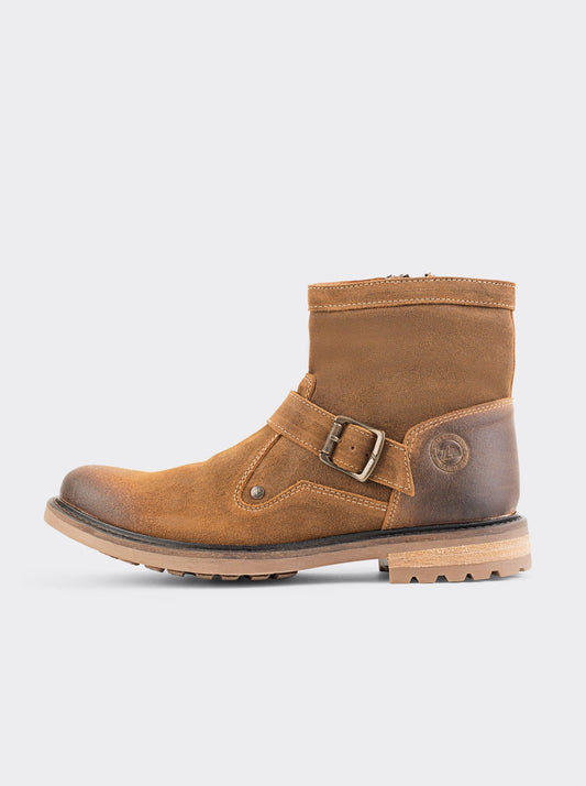 SIETELEGUAS 7004 GAMUZA GINGER - PACHECO BOOT CO