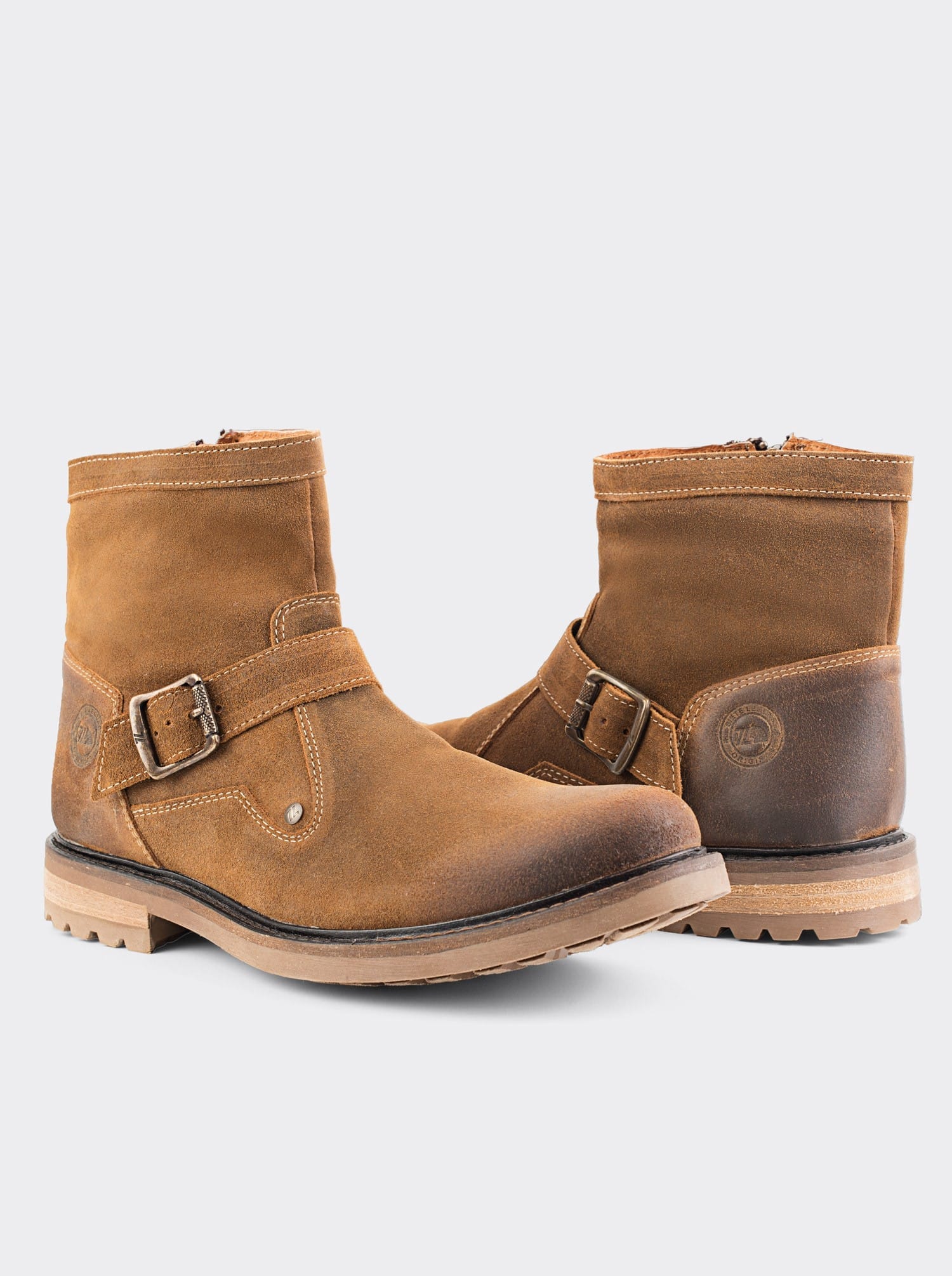 SIETELEGUAS 7004 GAMUZA GINGER - PACHECO BOOT CO